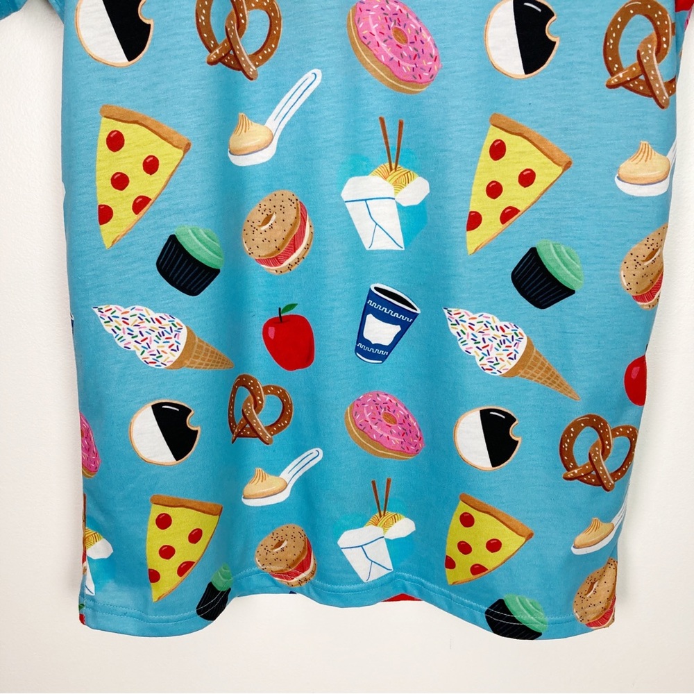 PAOM Print All Over Me NYC Edition Food Theme T-shirt Unisex XS - Picture 4 of 12